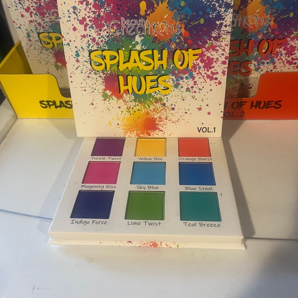 Bundle of Beauty Creations Splash of Hues Vol.1 & Vol.2 Palettes